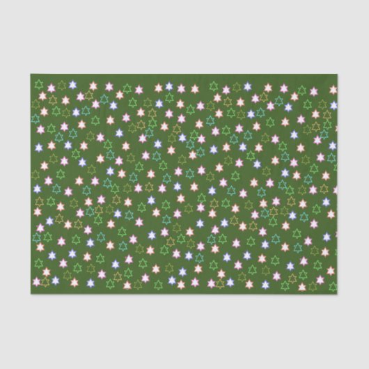 driehoeken en sterren leuk en grappig tissuepapier (Voorkant)