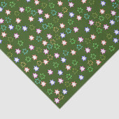 driehoeken en sterren leuk en grappig tissuepapier (Detail)