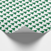 Driehoeken - Forest Green op White Cadeaupapier (Hoek)