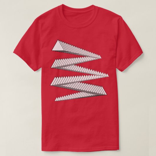 Driehoeken geometrisch ontwerp t-shirt (Design voorkant)