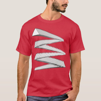 Driehoeken geometrisch ontwerp t-shirt