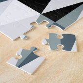 Driehoeken: geometrisch patroon. legpuzzel (Zijkant)