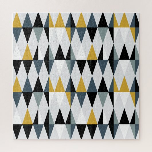 Driehoeken: geometrisch patroon. legpuzzel (Verticaal)