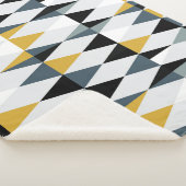 Driehoeken: geometrisch patroon. sherpa deken (3/4)