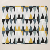 Driehoeken: geometrisch patroon. sherpa deken (Voorkant (horizontaal))