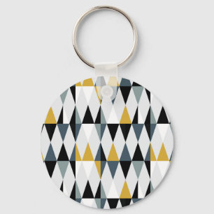Driehoeken: geometrisch patroon. sleutelhanger