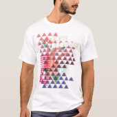 Driehoeken Geometrisch T-shirt in de stad (Voorkant)