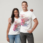 Driehoeken Geometrisch T-shirt in de stad (Unisex)
