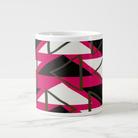 driehoeken grote koffiekop (Voorkant)