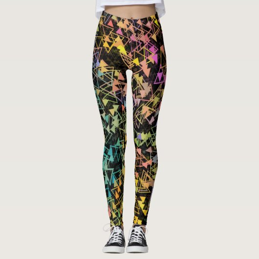 Driehoeken in beweging leggings (Voorkant)