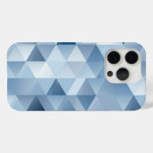 Driehoeken in blauw en grijs Case-Mate iPhone case (Achterkant (horizontaal))