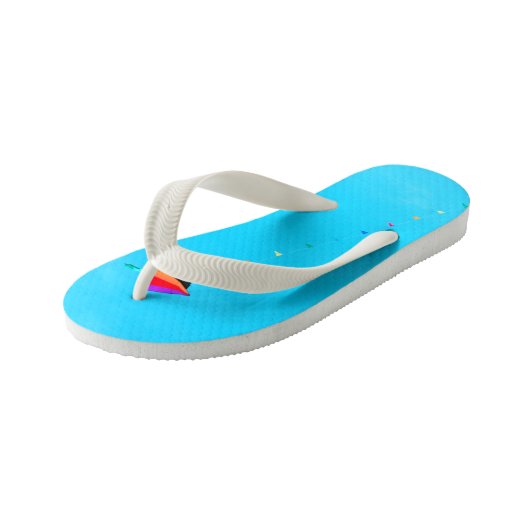 Driehoeken in de hemel kinder teenslippers (Schuin)