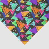 Driehoeken in kleur tissuepapier (Detail)