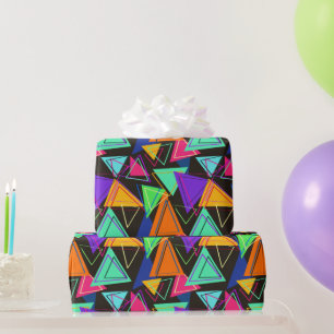 Driehoeken in papier voor het ompakken van kleuren