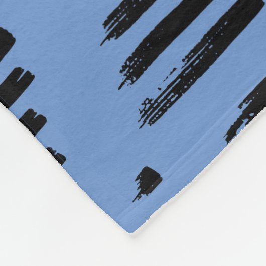 Driehoeken + Lijnen Fleece Deken (Hoek)