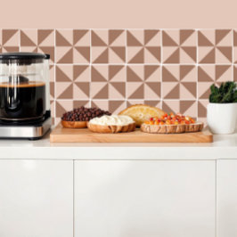 Driehoeken Mocha mousse geometrisch patroon Tegeltje