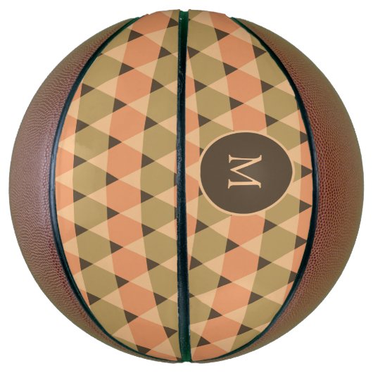 Driehoeken Patroon Basketbal (Verticaal)