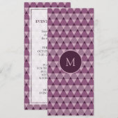 Driehoeken Patroon Kaart (Voorkant / Achterkant)