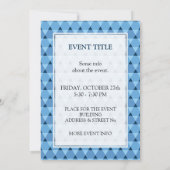 Driehoeken Patroon Kaart (Achterkant)