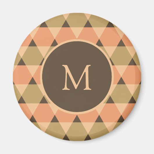 Driehoeken Patroon Magneet (Voorkant)