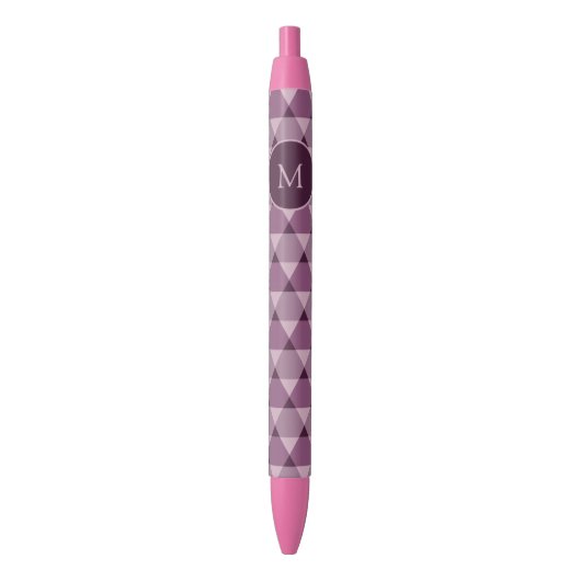 Driehoeken Patroon Rode Inkt Pen (Voorkant Verticaal)