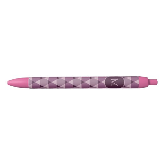 Driehoeken Patroon Rode Inkt Pen (Voorkant)