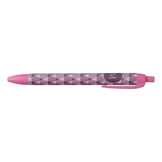 Driehoeken Patroon Rode Inkt Pen (Bodem)