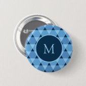 Driehoeken Patroon Ronde Button 5,7 Cm (Voorkant /achterkant)