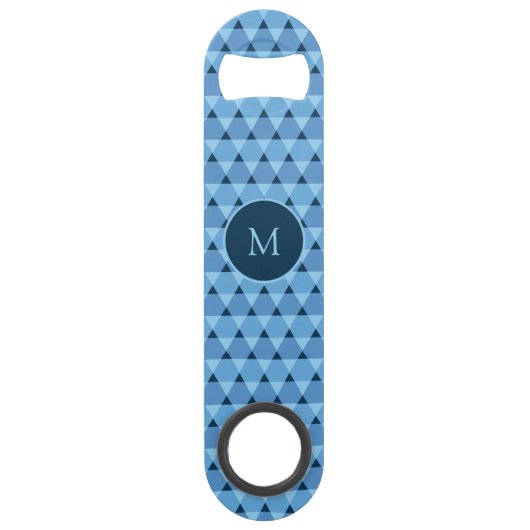 Driehoeken Patroon Speed Flessenopener (Voorkant)