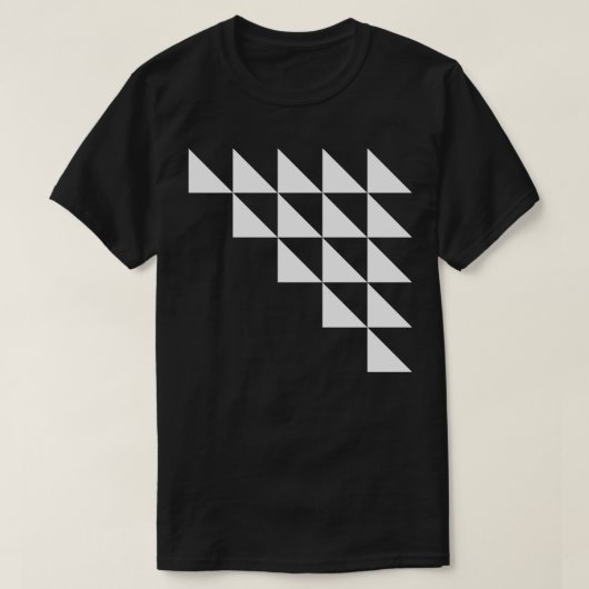 Driehoeken patroon t-shirt (Design voorkant)