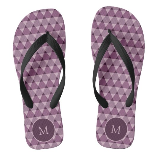 Driehoeken Patroon Teenslippers (Voetbed)