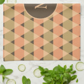 Driehoeken Patroon Theedoek (Gevouwen)