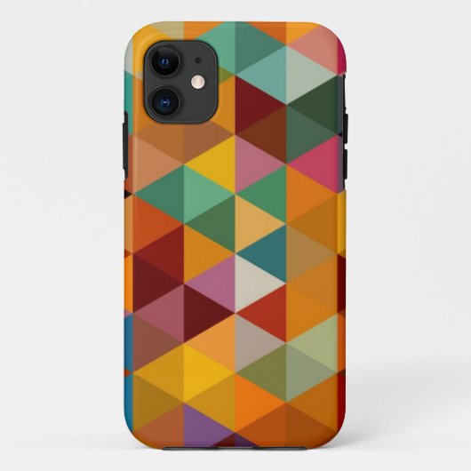  driehoeken Patroonachtergrond. Case-Mate iPhone Case (Achterkant)