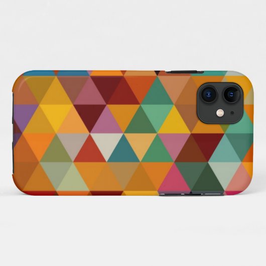 driehoeken Patroonachtergrond. Case-Mate iPhone Case (Achterkant (horizontaal))