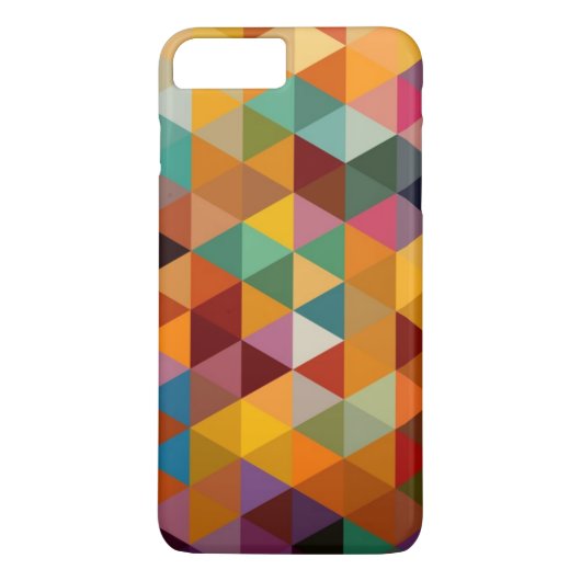 driehoeken Patroonachtergrond. Case-Mate iPhone Case (Achterkant)