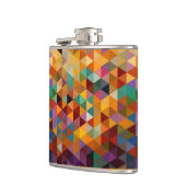 driehoeken Patroonachtergrond. Heupfles (Links)