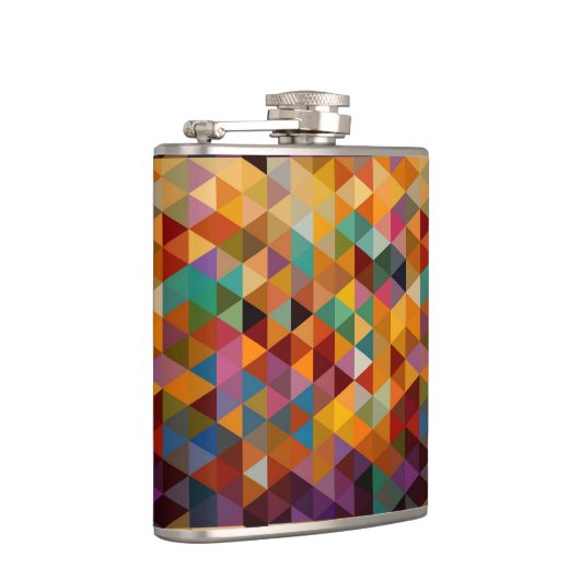 driehoeken Patroonachtergrond. Heupfles (Rechts)