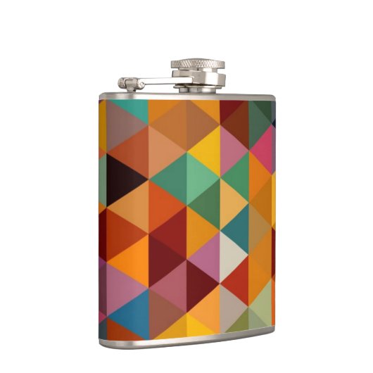  driehoeken Patroonachtergrond. Heupfles (Rechts)