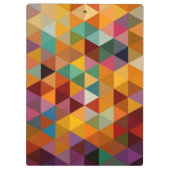 driehoeken Patroonachtergrond. Klembord (Achterkant)