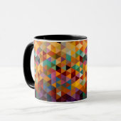  driehoeken Patroonachtergrond. Mok (Voorkant links)