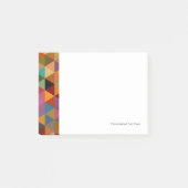 driehoeken Patroonachtergrond. Post-it® Notes (Voorkant)