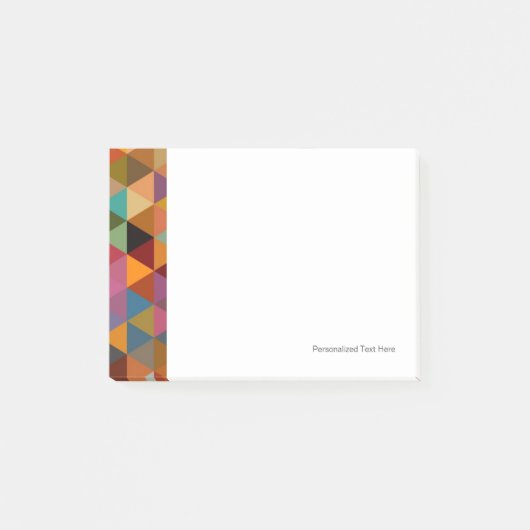  driehoeken Patroonachtergrond. Post-it® Notes (Voorkant)