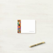  driehoeken Patroonachtergrond. Post-it® Notes (Op bureau)