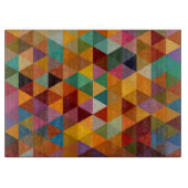  driehoeken Patroonachtergrond. Snijplank (Voorkant)