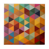  driehoeken Patroonachtergrond. Tegeltje (Voorkant)