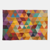 driehoeken Patroonachtergrond. Theedoek (Horizontaal)