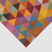  driehoeken Patroonachtergrond. Tissuepapier (Detail)