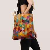 driehoeken Patroonachtergrond. Tote Bag (Dichtbij)