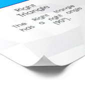 Driehoeken - Poster Wiskunde (Hoek)