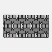 Driehoeken & Rechthoeken Modern Ontwerp, Grijs & Z Bureaumat (Voorkant)
